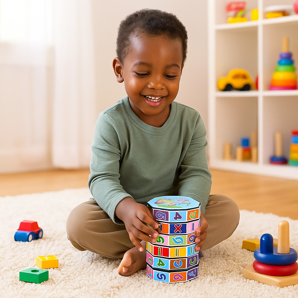 Cube éducatif Montessori pour enfant