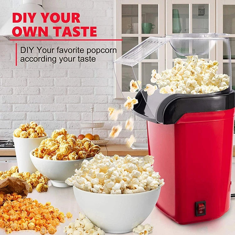 Machine automatique de popcorn de cuisine portable rapide et sans huile