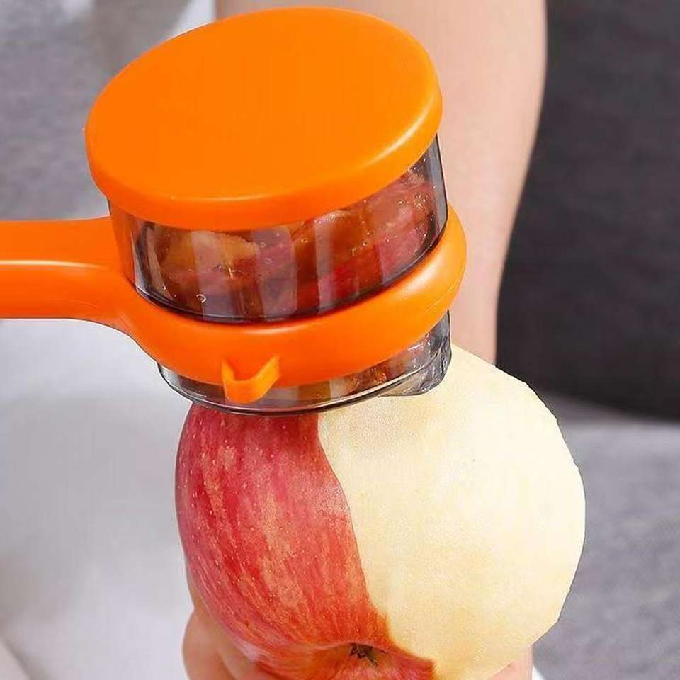 Éplucheur de fruits avec boîte de rangement multifonction