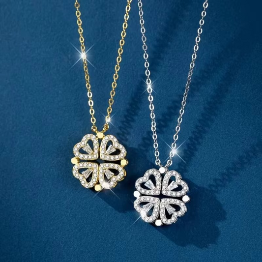 Le Collier Trèfle en Laiton